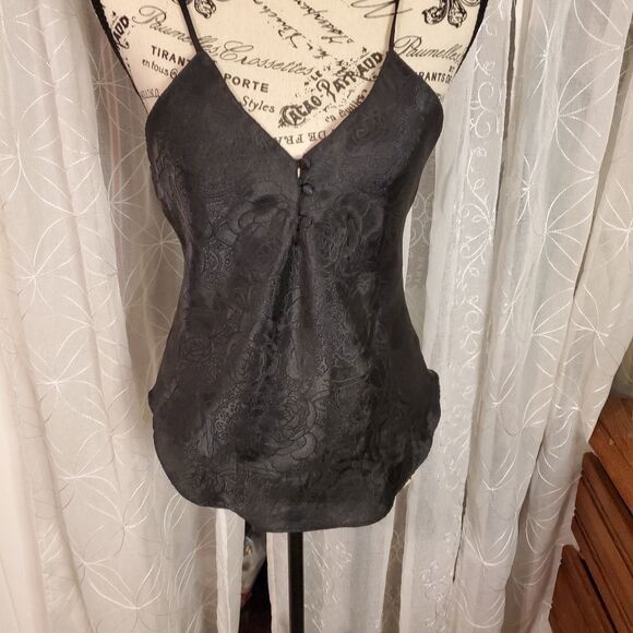 Seduction black crop top sz med - Picture 1 of 4